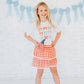 Sweet Wink Red Gingham Skort - Kids Clothing--Patriotic--Fourth of July