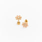 Pip Pop Post Daisy Stud Earrings - Hypoallergenic, Flat Back, Girl Gift