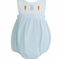 Krewe Kids Peyton Blue French Knot Bunny and Carrots Bubble