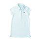 Prodoh Girls Short Sleeve Pro Performance Polo Dress--Aruba Blue Stripe