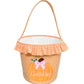 Bits and Bows Customizable Ruffled Bow Pumpkin Tote