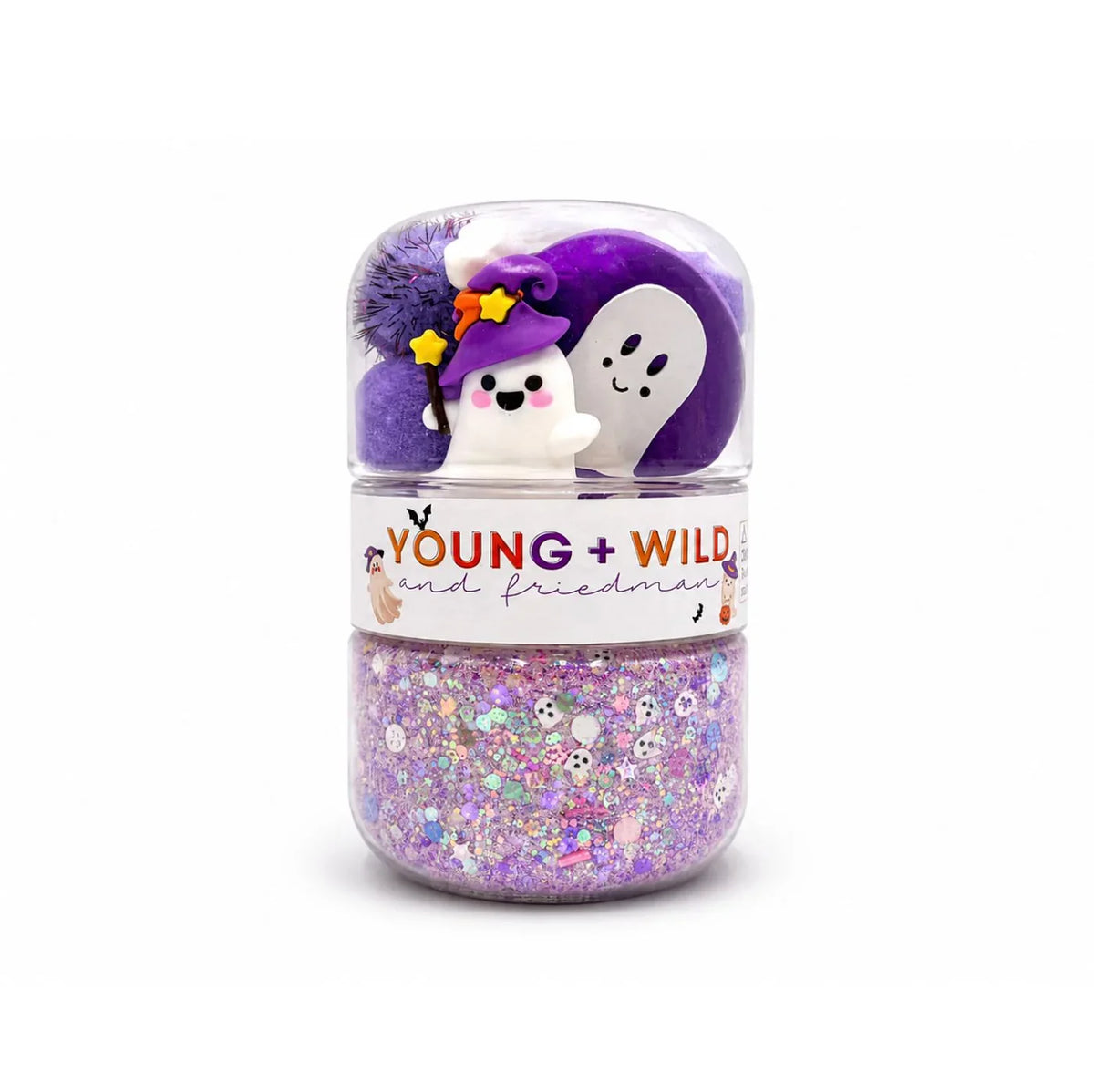 Young, Wild and Friedman Grab and Go Dough Jar--Ghost