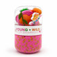 Young, Wild and Friedman Grab and Go Dough Jar--Pastel Pumpkins