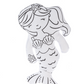 Ganz 7" Color Kit  Mermaid 7 Piece Set