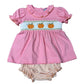Three Sisters Autumn Harvest Smocked Bloomer Set