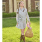 Little English Amore Dress--Wisteria Floral