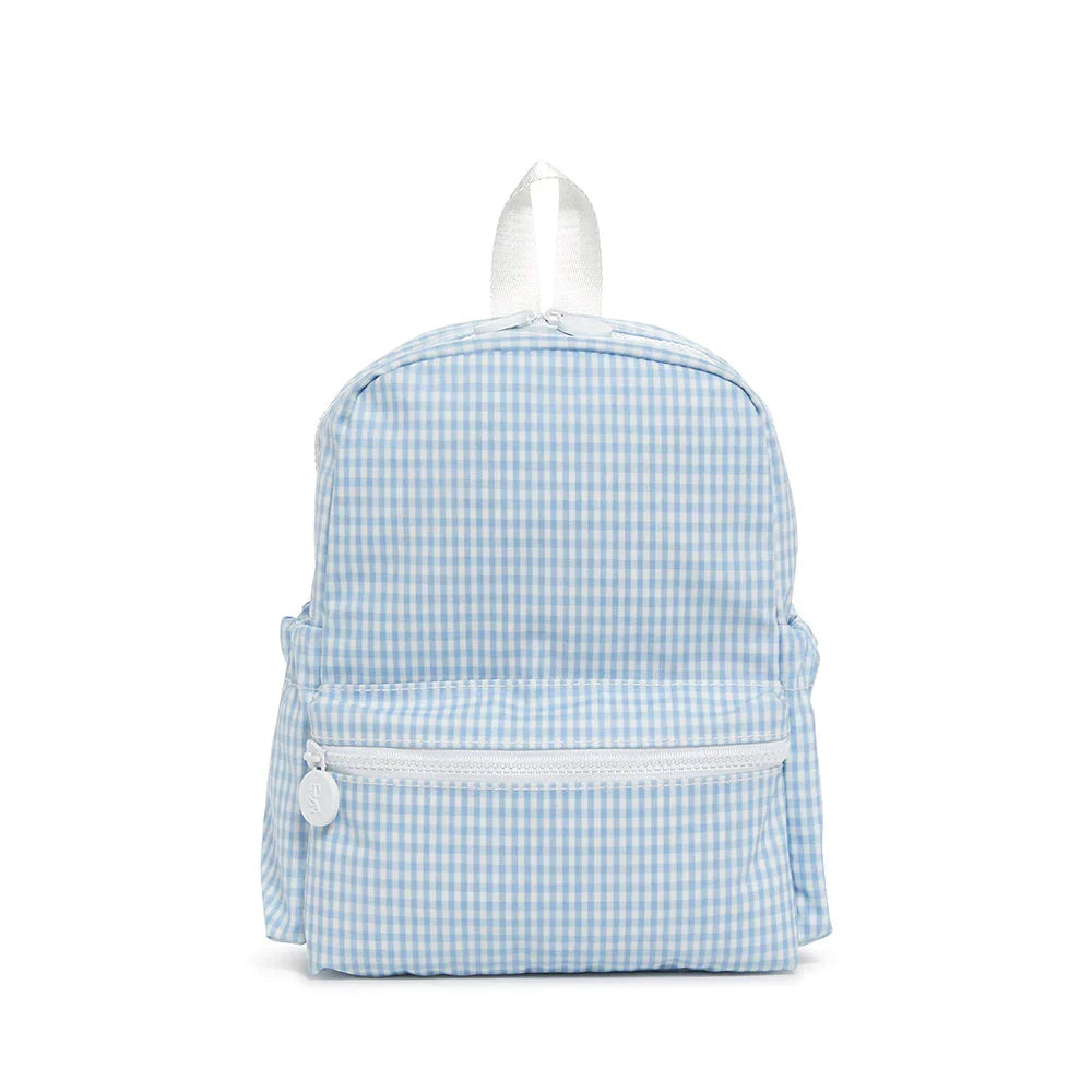 TRVL Design Mini Backer--Gingham Mist Backpack