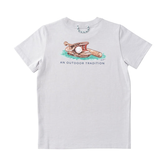 Prodoh Kids Short Sleeve Cotton T-Shirt--Micro Chip--Baseball