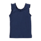 Coop by Pink Chicken Joy Ruffle Rib Tank--Navy