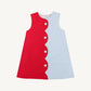 Beaufort Bonnet Kennedy Colorblock Jumper--Richmond Red/Buckhead Blue