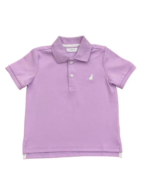 Lulu Bebe Blake Lavender Short Sleeve Polo