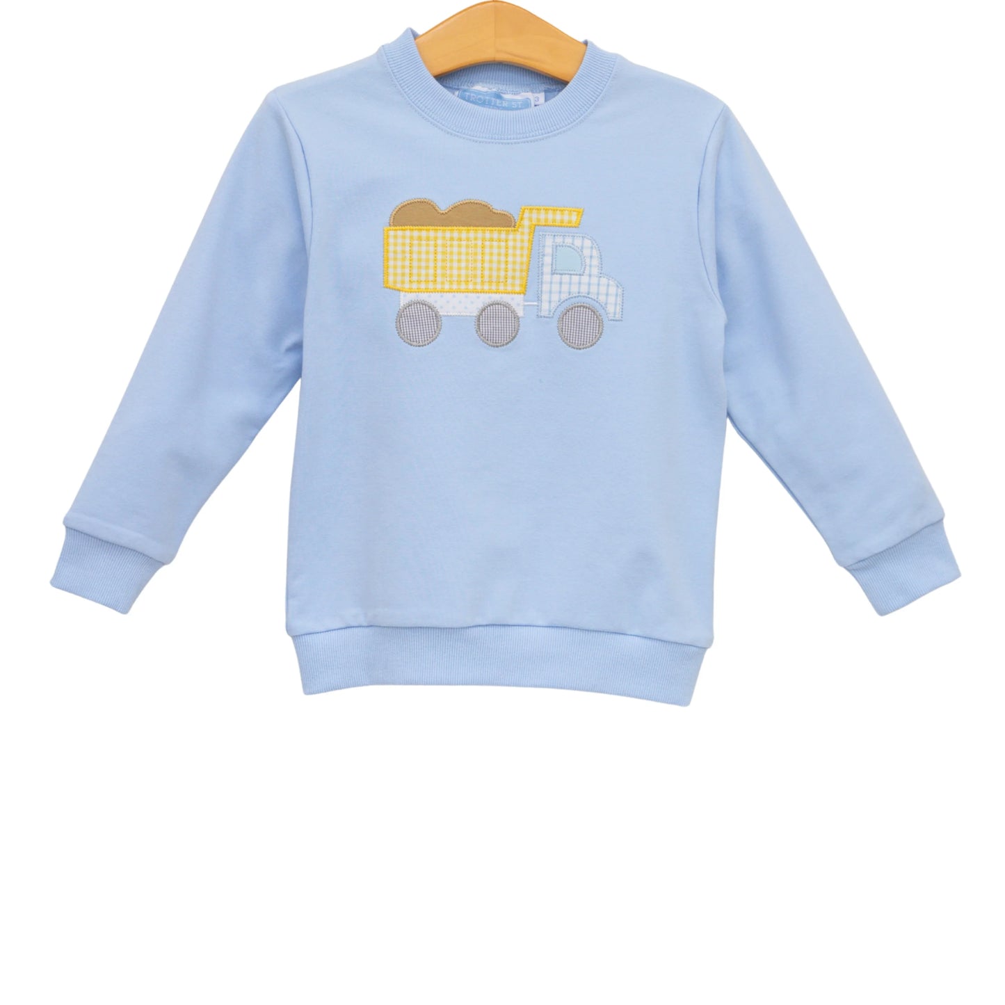 Trotter Street French Terry Pullover--Dump Truck