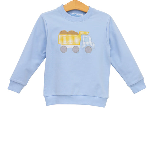 Trotter Street French Terry Pullover--Dump Truck