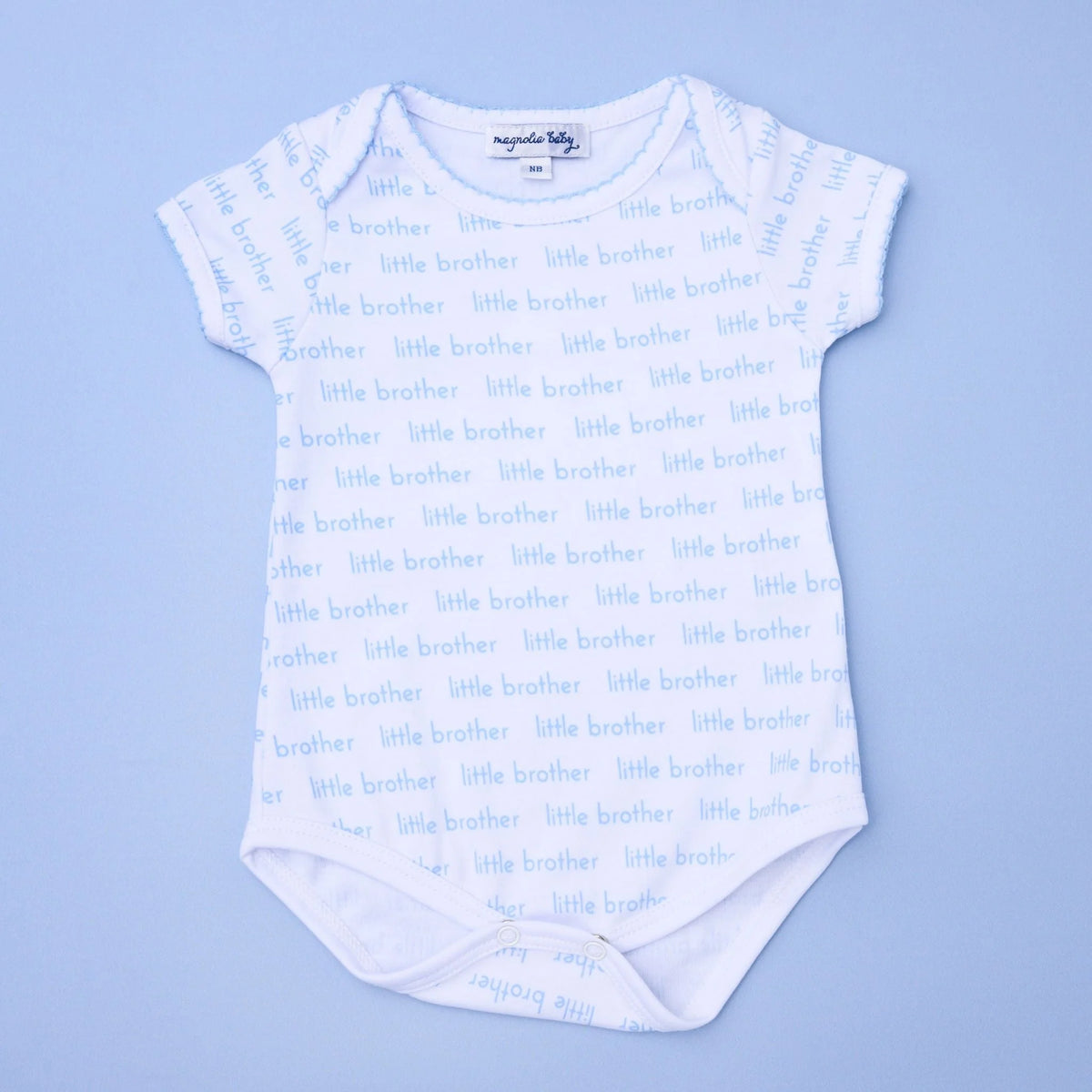 Magnolia Baby Little Brother Print Bodysuit