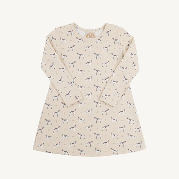 Beaufort Bonnet Long Sleeve Polly Play Dress--Carolina Hunt Club