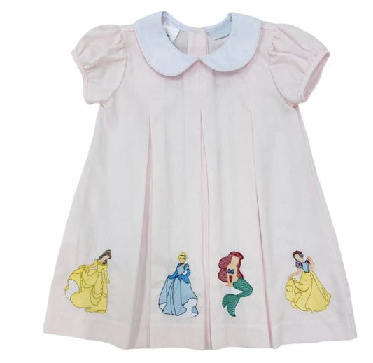 Lulu Bebe Pink Embroidered Princess Dress