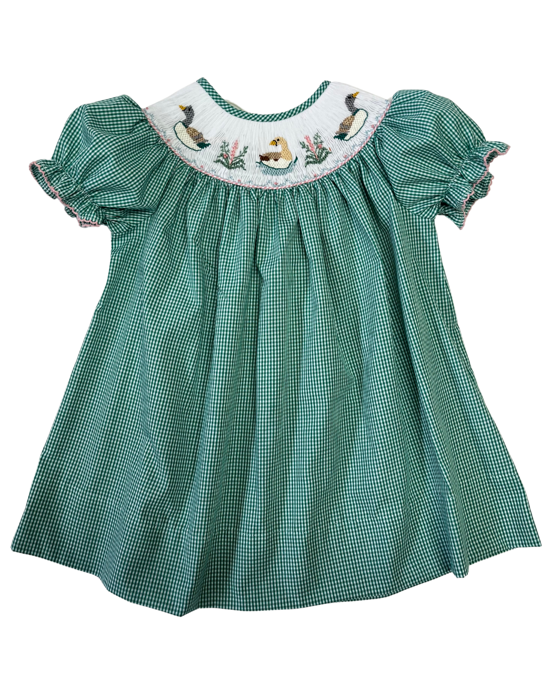 LuLu BeBe Emma Smocked Mallard Duck Bishop
