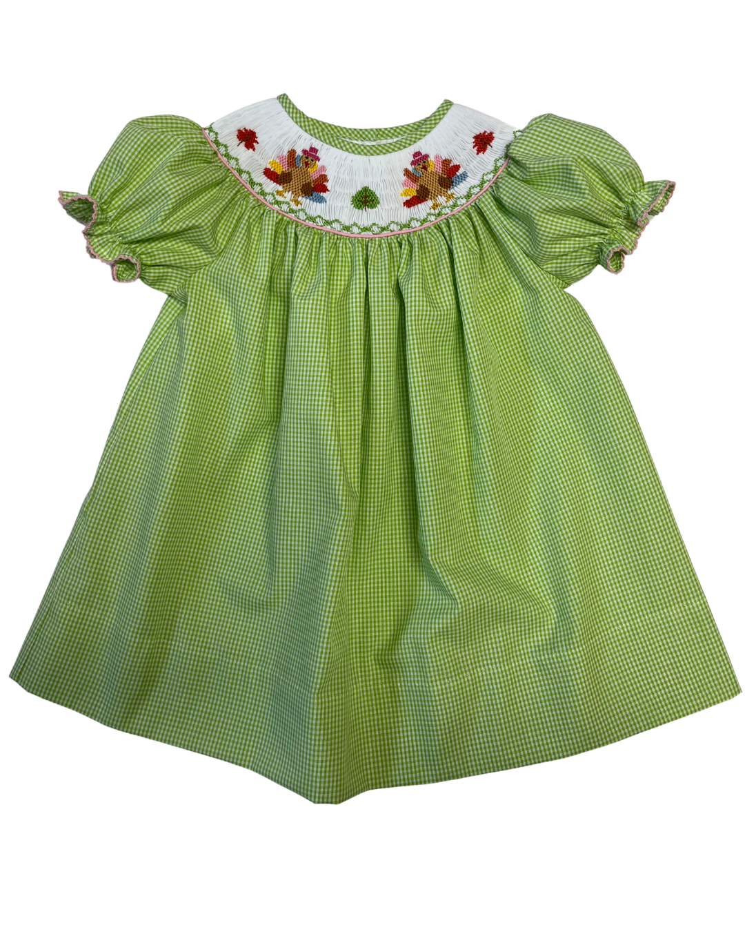LuLu BeBe Emma Smocked Turkey Bishop