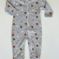 Lyda Baby All Star Winter Sports Zipper Footie