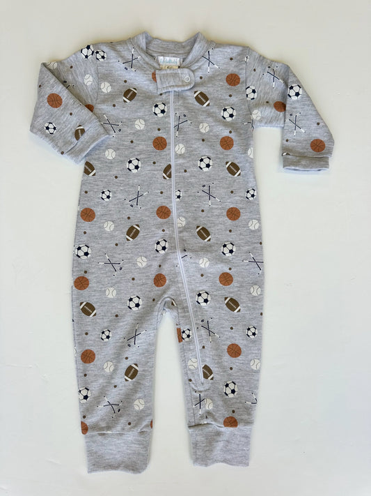 Lyda Baby All Star Winter Sports Zipper Footie
