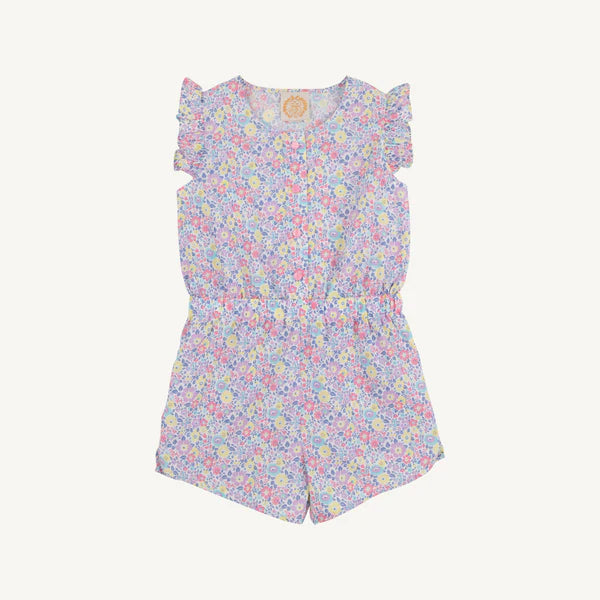 Beaufort Bonnet Marion Rose Romper--Briar Patch Petals