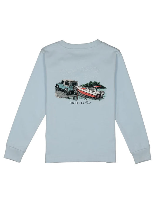 Properly Tied Baby Launch Long Sleeve Periwinkle