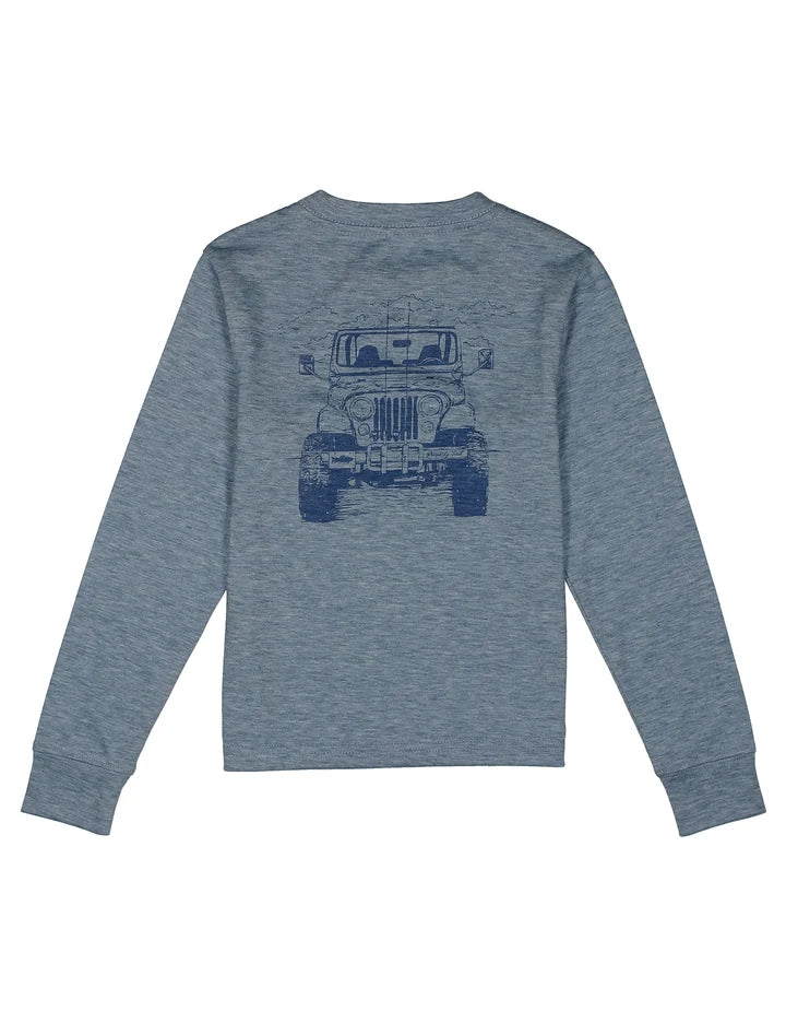 Properly Tied Portland Pocket Tee--Rod Runner Ocean