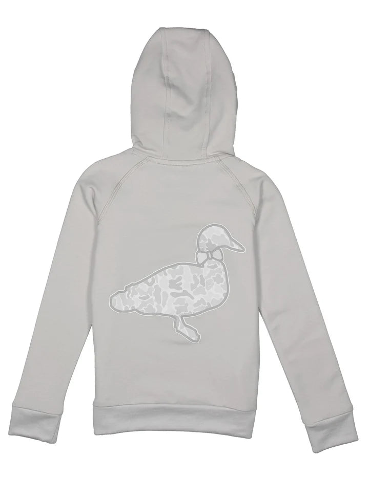 Properly Tied Boys Element Logo Hoodie--Snow Camo Glacier