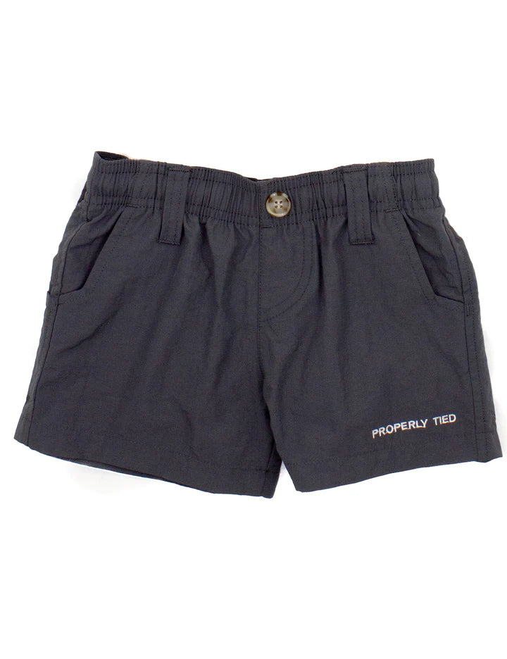 Properly Tied Baby Mallard Short--Charcoal