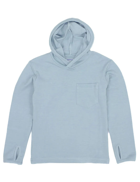 Properly Tied Boys Shoreline Hoodie--Light Blue