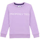 Properly Tied Girls Laurel Crew--Lilac