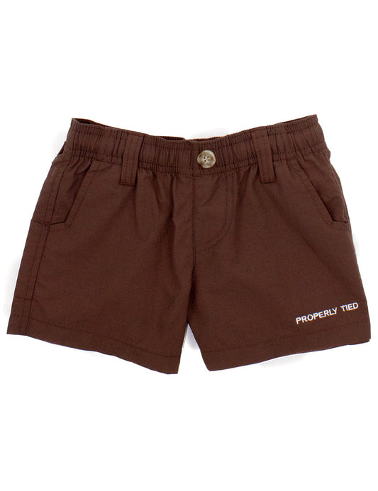 Properly Tied Boys Mallard Short--Bark