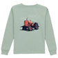 Properly Tied Boys Tractor Long Sleeve Sage