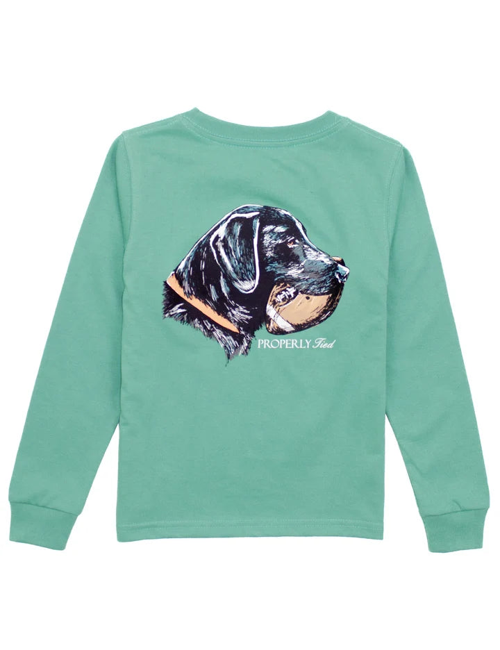 Properly Tied Boys Long Sleeve T-Shirt--Good Catch Ivy