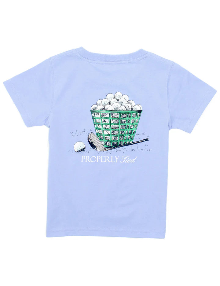 Properly Tied Baby Range Short Sleeve T-Shirt-- Light Blue