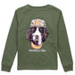 Properly Tied Boys Man's Best Friend Long Sleeve Olive
