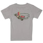 Properly Tied Boys Mossy Oak The Call Short Sleeve--Ice Grey