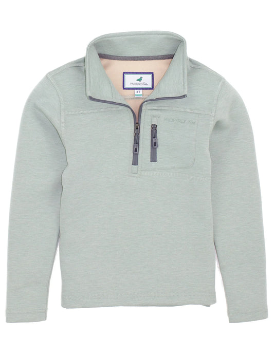 Properly Tied Boys Arctic Pullover--Sage Green
