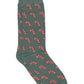Properly Tied Boys Lucky Duck Socks--Candy Cane