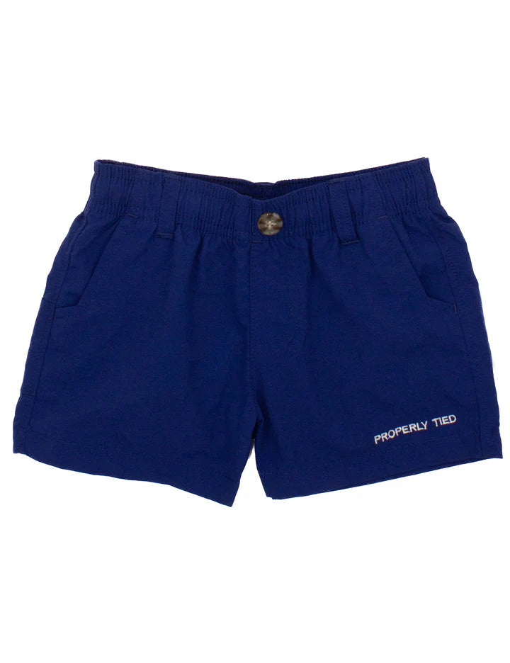 Properly Tied Baby Mallard Short--Marine Navy