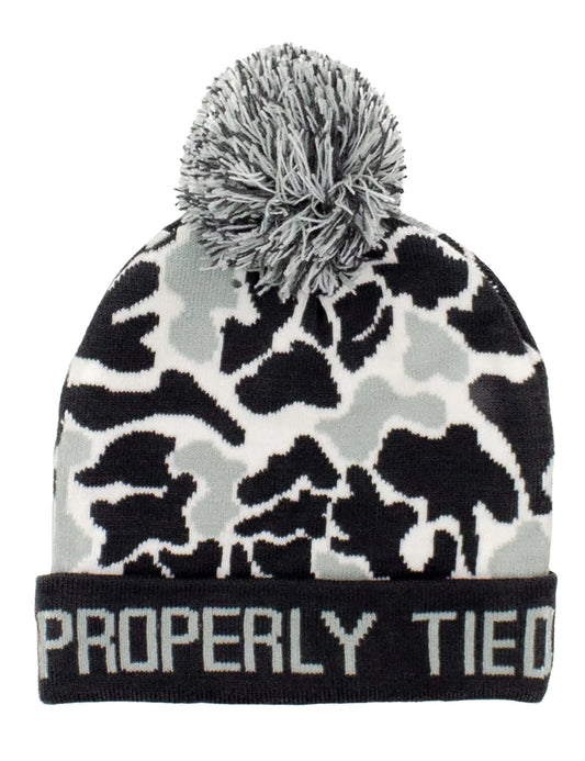 Properly Tied Boys Breck Beanie--Polar Camo
