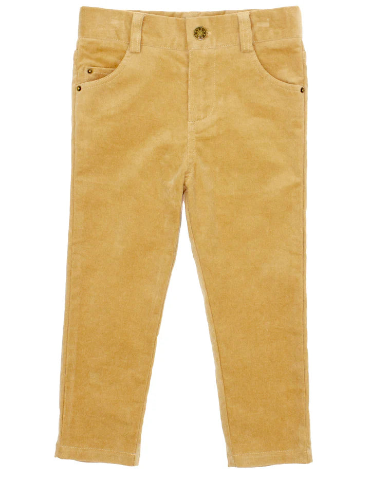 Properly Tied Boys Pinwhale Cord Pant--Camel