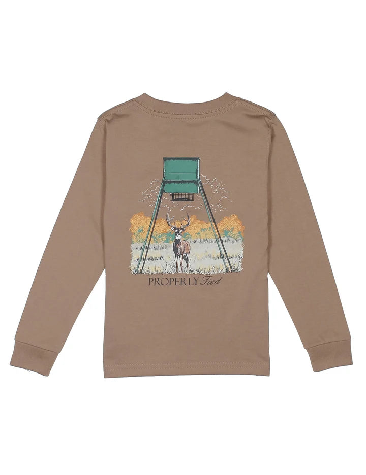 Properly Tied Baby Deer Feeder Long Sleeve Walnut