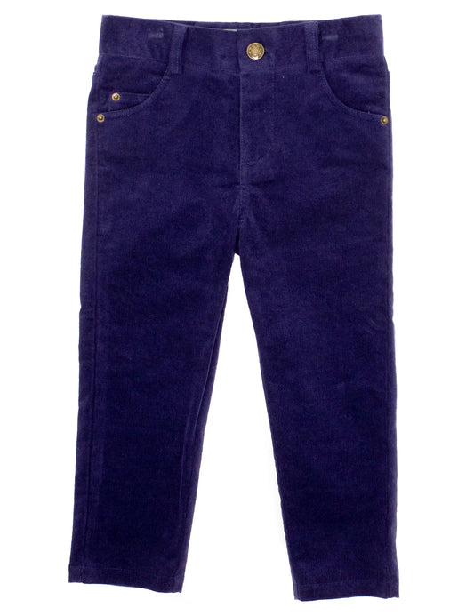 Properly Tied Boys Pinwhale Cord Pant--Navy