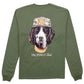 Properly Tied Baby Man's Best Friend Long Sleeve Olive