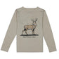 Properly Tied Boys Performance Long Sleeve Tee--Whitetail Linen