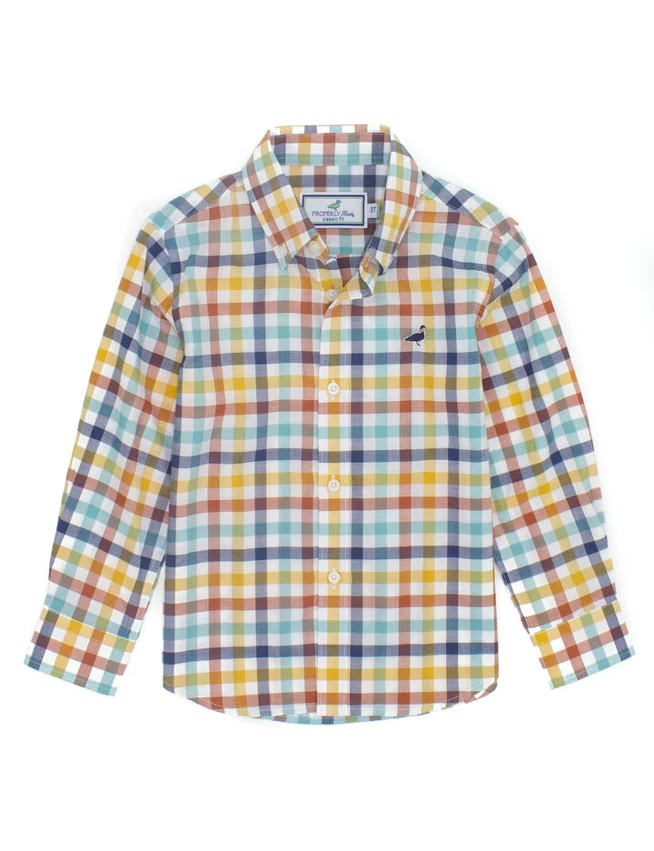 Properly Tied Boys Seasonal Sportshirt--Craftsman