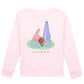 Properly Tied Girls Home Team Long Sleeve Rose T-Shirt