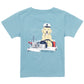 Properly Tied Boys Golden Captain Short Sleeved Coastal Sky T-Shirt