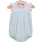 Trotter  Street  Meredith Bubble- Light Blue Gingham/Light Pink